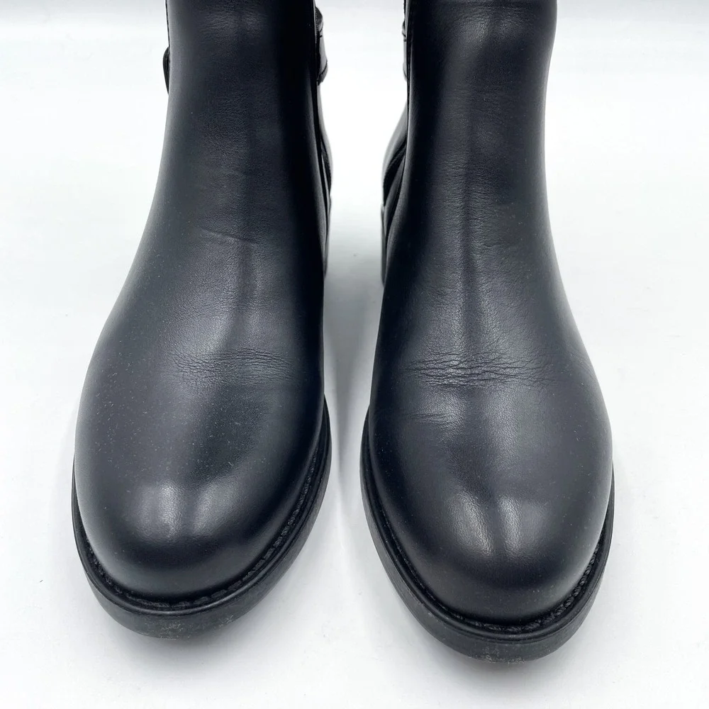 La Canadienne Sefora Boots Black Leather‎ Knee High Riding Sz 6